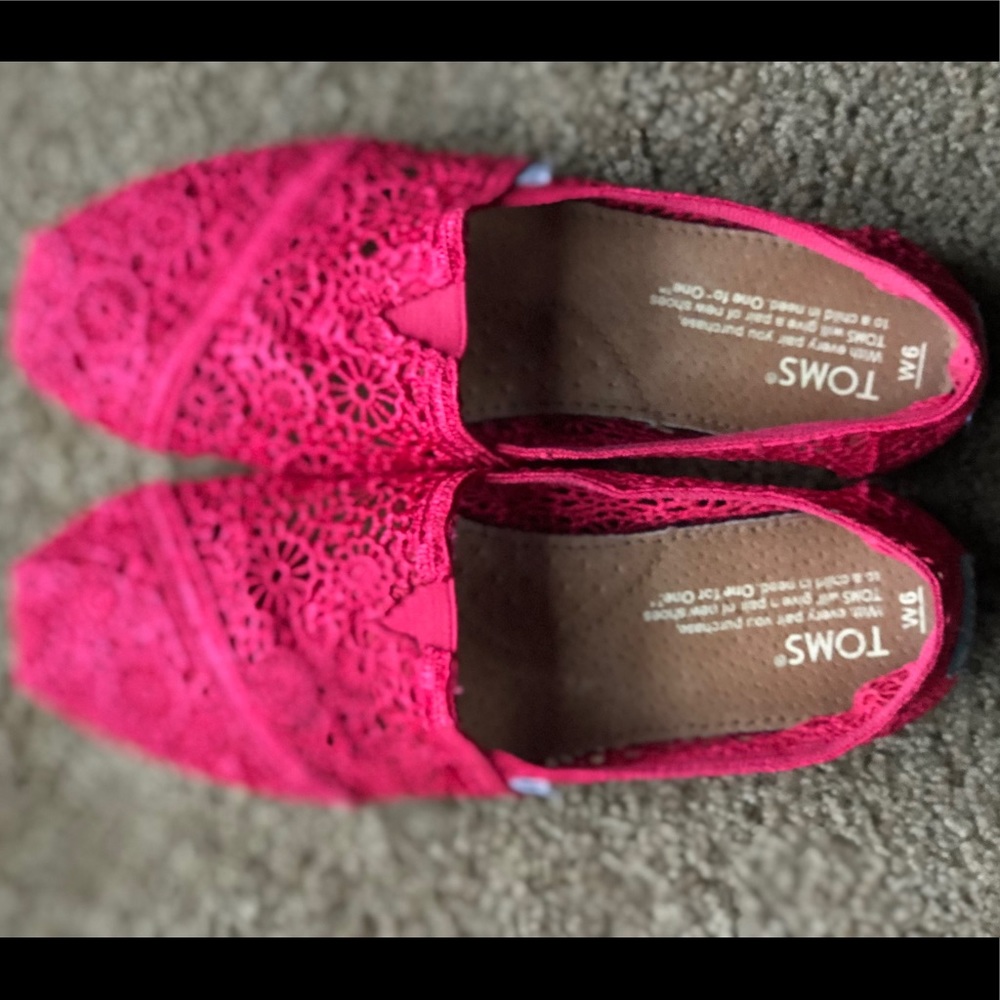 Tom’s slip shoes